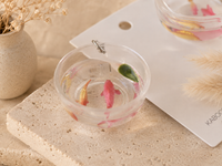 Goldfish Bowl Earrings - Novelty Koi Resin Dangles