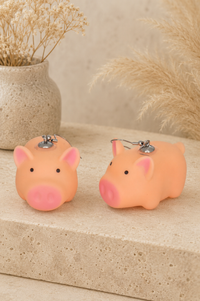 Pig Earrings - Novelty Dangle Drops