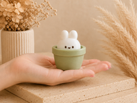 Bunny Rabbit Clicker Keycap Keychain - Fidget Clicky
