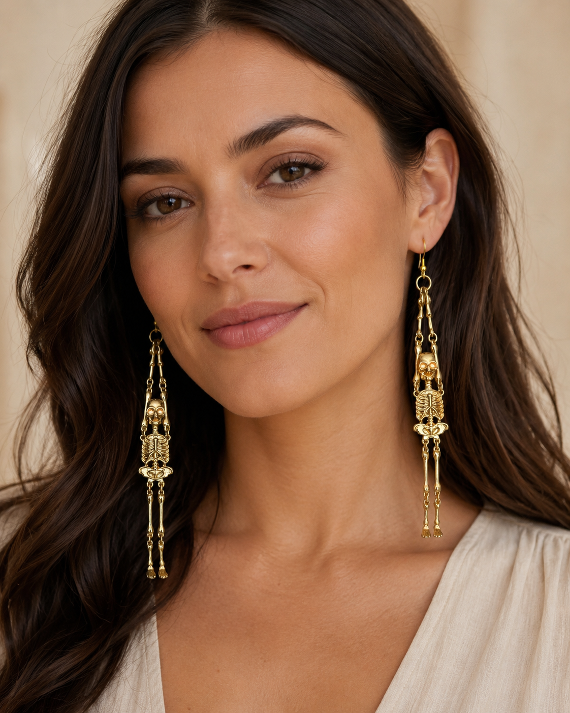 Skeleton Earrings - Novelty Dangle Drops