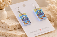 Hello Panda Earrings - Asian Biscuit Snack Drops