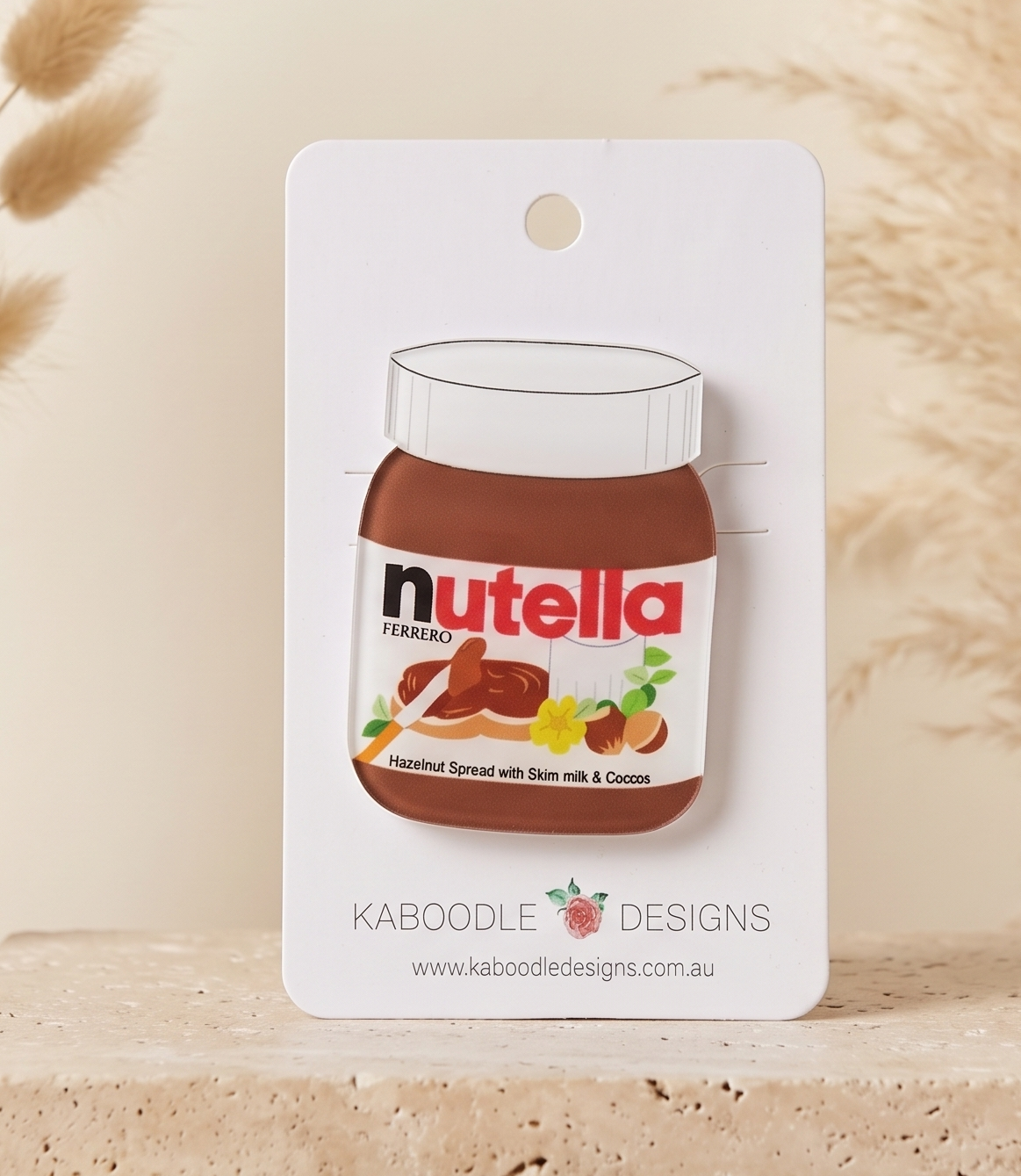 Chocolate Spread Jar Brooch