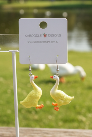 Silly Goose Drop Dangle Earrings