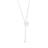 Silver - Stainless Steel Hot Air Balloon Cutout Mini Dainty Minimalist Necklace