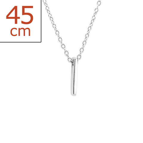 Bar 925 Sterling Silver Necklace
