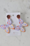 Acrylic Butterfly Drop Dangle Earrings