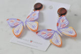 Acrylic Butterfly Drop Dangle Earrings