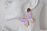 Acrylic Butterfly Drop Dangle Earrings