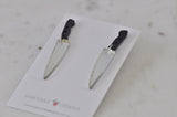 Acrylic Halloween Knife Blade Stud Earrings