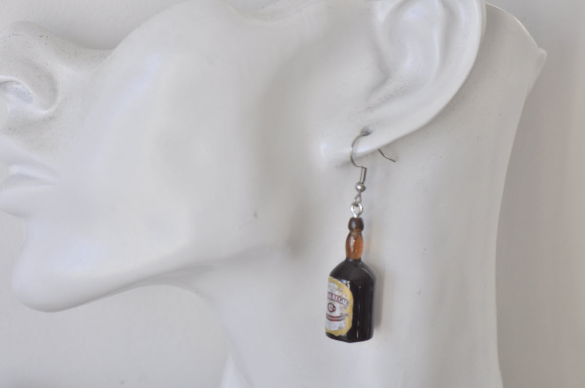 Alcohol Drink Spirit Novelty Fun Drop Dangle Earrings