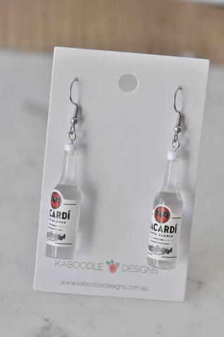 Alcohol Drink Spirit Novelty Fun Drop Dangle Earrings