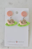 Snail Dangle Drop Earrings