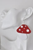 Acrylic Mushroom Drop Dangle Earrings