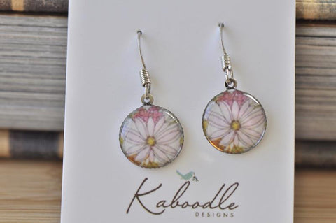 Handmade Round Hook Dangle Earrings - RHE065
