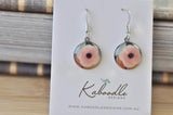 Handmade Round Hook Dangle Earrings - RHE090