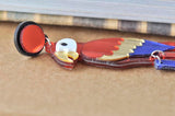 Acrylic Perspex Laser Cut Parrot Drop Earrings