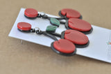 Acrylic Perspex Laser Cut Cherry Drop Earrings