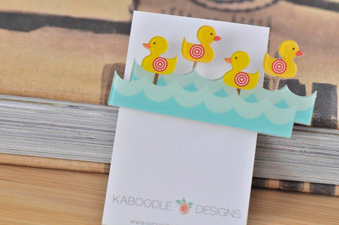 Carnival Shooting Duck Game - Acrylic Perspex Brooch