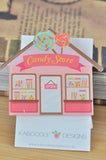 Cute Candy Shop Acrylic Perspex Brooch