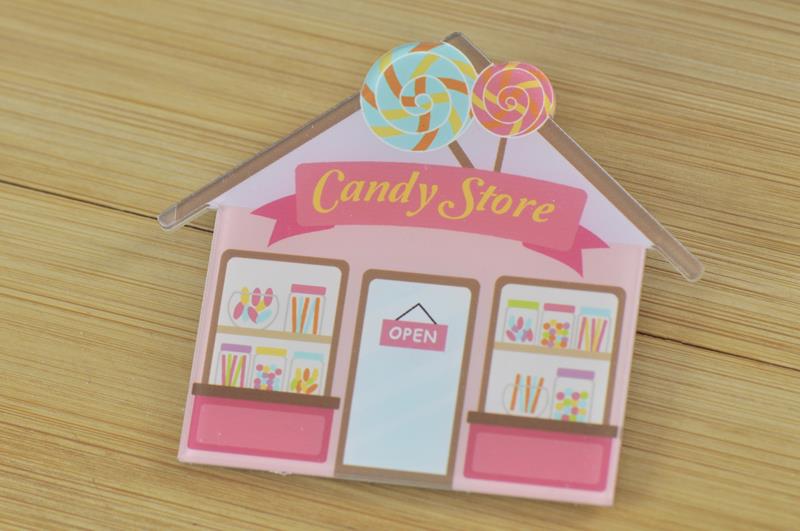 Cute Candy Shop Acrylic Perspex Brooch