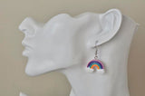 Over the Rainbow and Cloud Dangle Drop Earrings