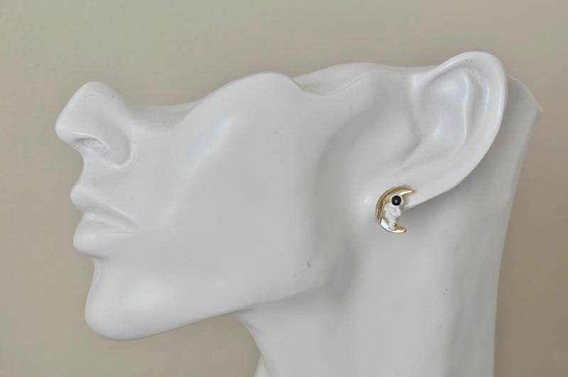 Astronaut Moon Star Saturn Galaxy Universe Stud Drop Earrings