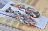Acrylic Lucite Acetate Geometric Stud Drop Dangle Earrings