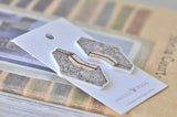 Novelty Australian Dessert Snack Lamington Stud Earrings