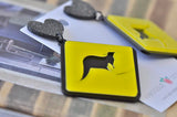 Acrylic Perspex Laser Cut Kangaroo Sign Australia Drop Earrings