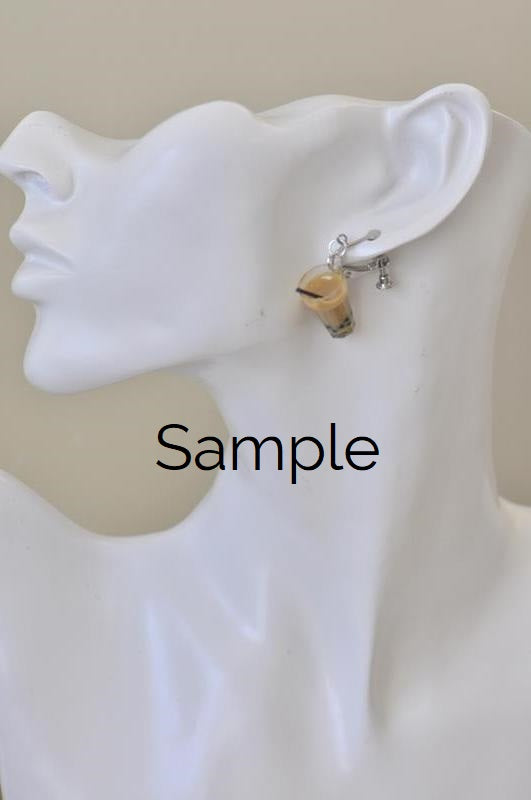 Clip On Earring Hook Attachment - 1 pair