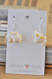 Novelty Fun Movies Popcorn Dangle Drop Earrings