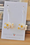 Novelty Fun Movies Popcorn Dangle Drop Earrings