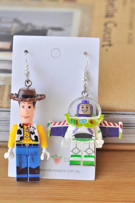 Buzz Novelty Fun Drop Dangle Earrings