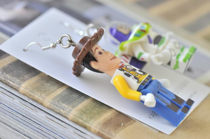 Buzz Novelty Fun Drop Dangle Earrings