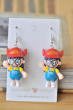 Japanese Manga Cartoon Arale Norimaki Dr Slump Drop Dangle Earrings