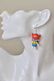 Japanese Manga Cartoon Arale Norimaki Dr Slump Drop Dangle Earrings