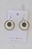 Novelty Fun Coffee Cup Spoon Sugar Resin Stud Earrings