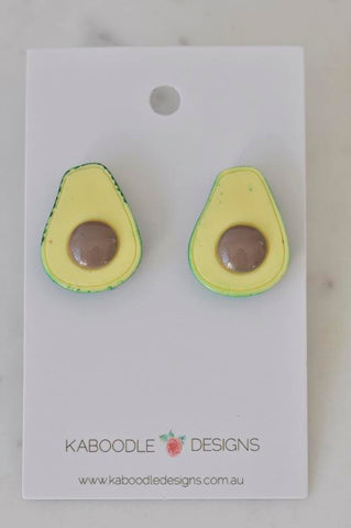 Miniature Food Avocado Stud Earrings