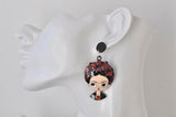 Frida Kahlo Drop Dangle Earrings