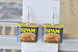 Novelty Fun 3D SPAM Ham Sandwich Drop Dangle Earrings
