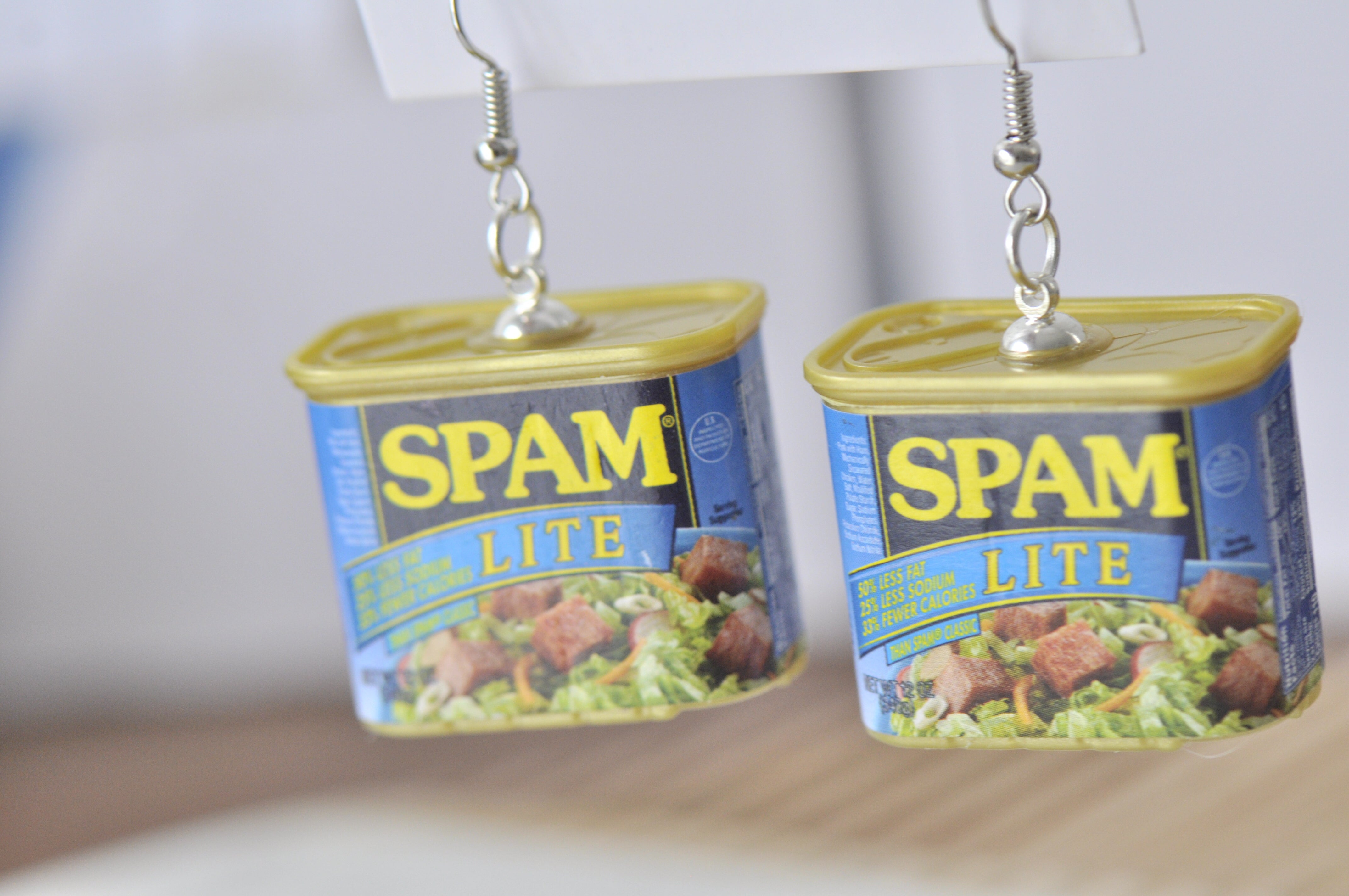 Novelty Fun 3D SPAM Lite Ham Sandwich Drop Dangle Earrings – Kaboodle ...