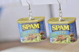 Novelty Fun 3D SPAM Lite Ham Sandwich Drop Dangle Earrings