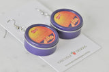AA Novelty Dutch Butter Biscuit Cookies Tin Drop Dangle Earrings