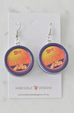 AA Novelty Dutch Butter Biscuit Cookies Tin Drop Dangle Earrings