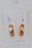 Beer Bottle Alcohol Novelty Fun Drop Dangle Earrings