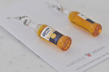 Beer Bottle Alcohol Novelty Fun Drop Dangle Earrings