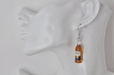 Beer Bottle Alcohol Novelty Fun Drop Dangle Earrings