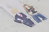 Acrylic Kath and Kim Drop Dangle Earrings