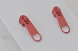 Novelty Zip Stud Earrings - Red