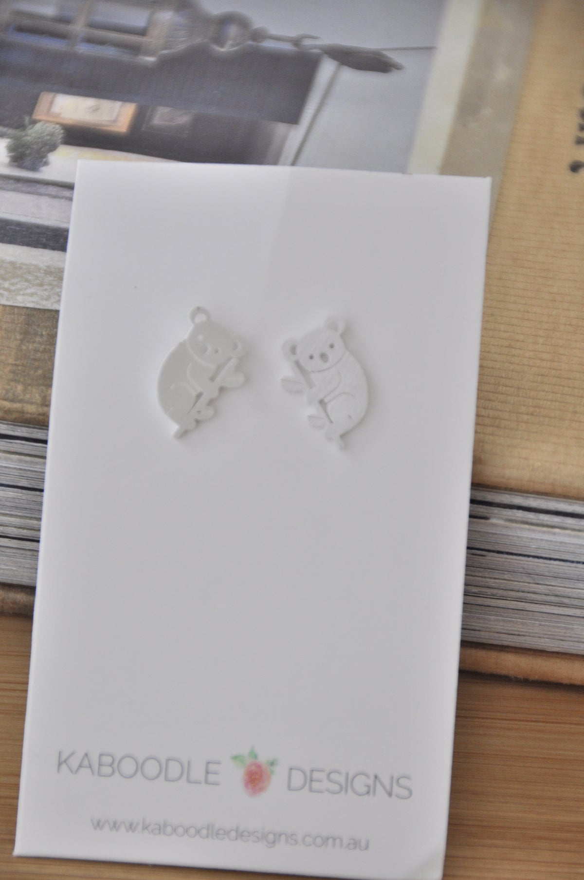 Silver - Stainless Steel Bird Swallow Cutout Mini Dainty Minimalist Stud Earrings